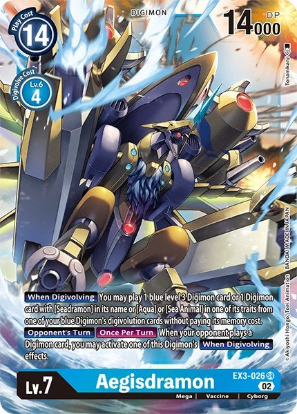 Aegisdramon [EX3-026] [Revision Pack Cards] - Just $0.20! Shop now at Retro Gaming of Denver