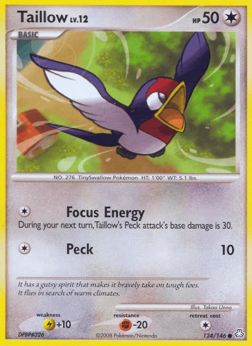 Taillow (124/146) [Diamond & Pearl: Legends Awakened] - for just $0.10! 