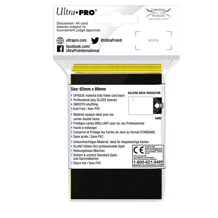 Ultra PRO: Small 60ct Sleeves - Eclipse Gloss (Lemon Yellow) - Just $0! Shop now at Retro Gaming of Denver