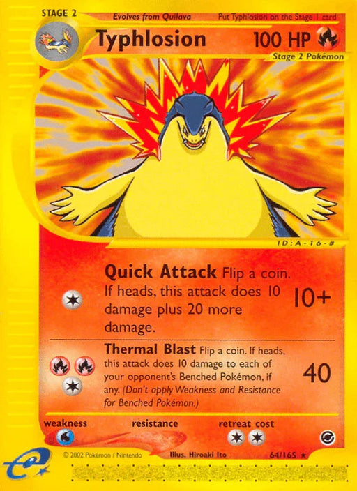 Typhlosion (64/165) [Expedition: Base Set] - for just $27.45! 