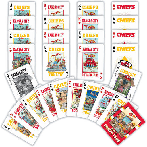 Kansas City Chiefs Fan Deck Playing Cards - 54 Card Deck - Just $6.99! Shop now at Retro Gaming of Denver