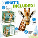 Giraffe 100 Piece Shaped Jigsaw Puzzle - for just $7.99! 