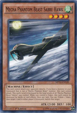 Mecha Phantom Beast Sabre Hawk [MP14-EN149] Common - for just $0.10! 