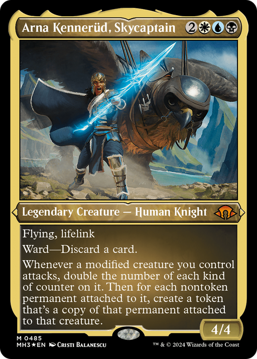 Arna Kennerud, Skycaptain (Foil Etched) [Modern Horizons 3] - Just $1.65! Shop now at Retro Gaming of Denver