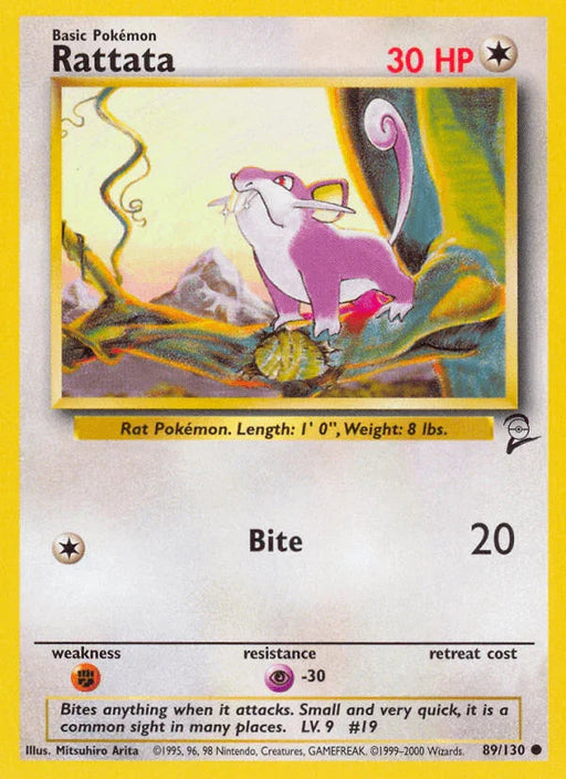 Rattata (89/130) [Base Set 2] - for just $0.30! 