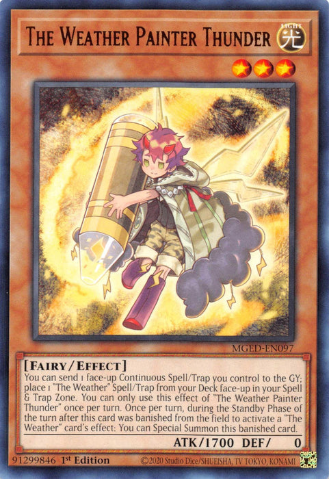 The Weather Painter Thunder [MGED-EN097] Rare - for just $0.10! 