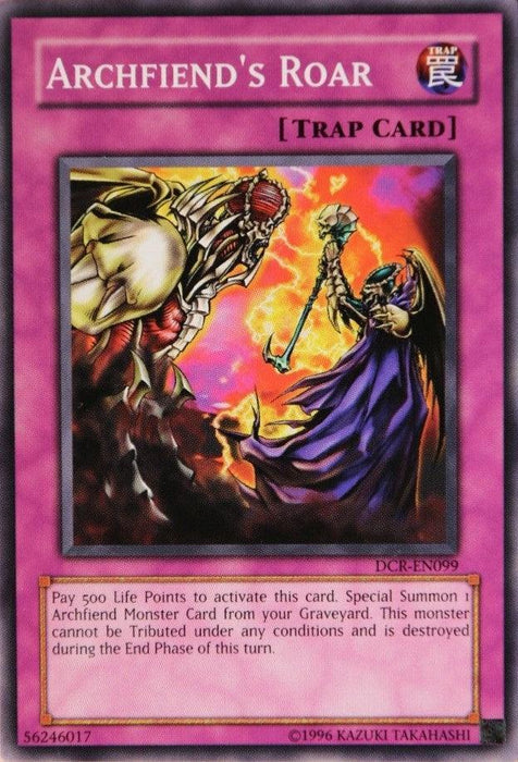 Archfiend's Roar [DCR-EN099] Common - for just $0.30! 
