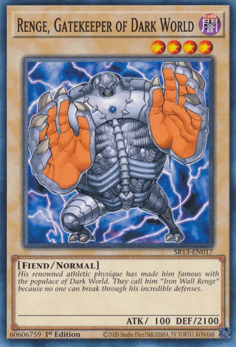 Renge, Gatekeeper of Dark World [SR13-EN017] Common - for just $0.10! 