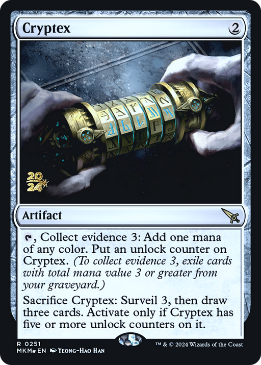 Cryptex [Murders at Karlov Manor Prerelease Promos] - Just $0.13! Shop now at Retro Gaming of Denver