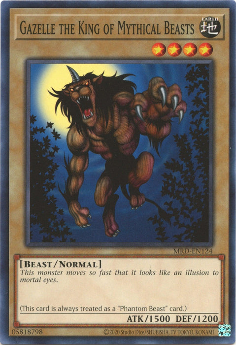 Gazelle the King of Mythical Beasts (25th Anniversary) [MRD-EN124] Common - for just $0.10! 
