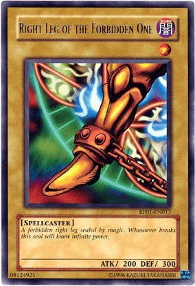 Right Leg of the Forbidden One [RP01-EN017] Rare - for just $6! 