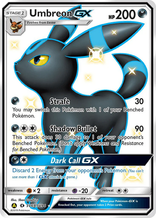 Umbreon GX (SV69/SV94) [Sun & Moon: Hidden Fates - Shiny Vault] - for just $117.95! 