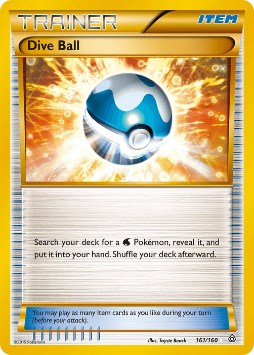 Dive Ball (161/160) [XY: Primal Clash] - for just $7.70! 