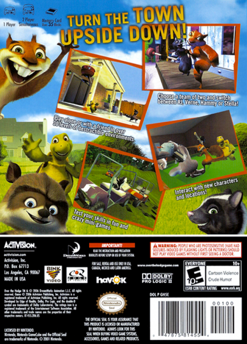 Over the Hedge – GameCube (GC) - for just $11.99! 