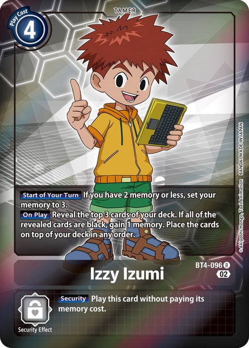 Izzy Izumi [BT4-096] (Alternate Art) [Starter Deck: Ragnaloardmon] - Just $0.09! Shop now at Retro Gaming of Denver