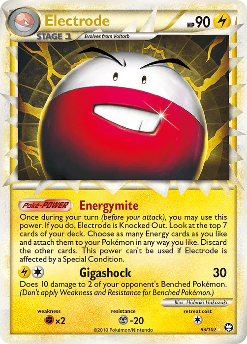 Electrode (93/102) [HeartGold & SoulSilver: Triumphant] - for just $16.25! 