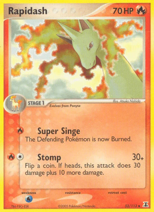 Rapidash (52/113) [EX: Delta Species] - for just $0.80! 