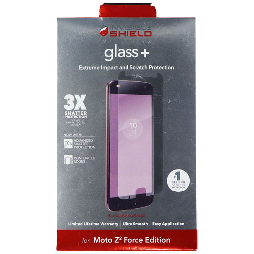ZAGG (Glass+) Screen Protector for Motorola Moto Z2 Force - Clear (MZ2LGS-F00) - for just $4.99! 