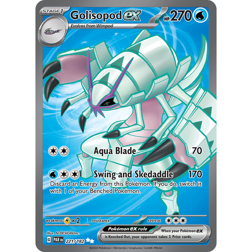 Golisopod ex (221/182) [Scarlet & Violet: Paradox Rift] - Just $1! Shop now at Retro Gaming of Denver