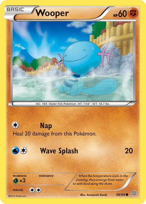 Wooper (38/98) [XY: Ancient Origins] - for just $0.10! 