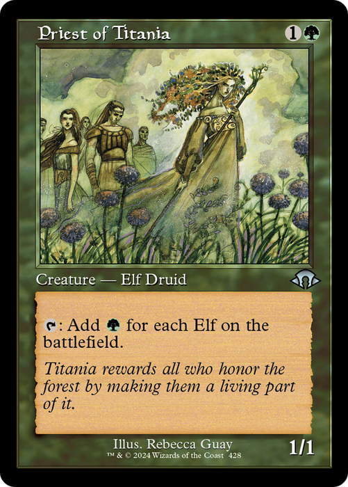 Priest of Titania (Retro Frame) (MH3-428) - Modern Horizons 3 - for just $0.30! 