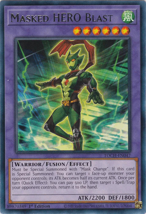 Masked Hero Blast [TOCH-EN047] Rare - for just $0.10! 