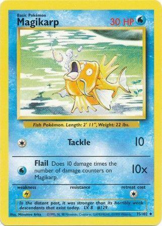 Magikarp (35/102) [Base Set Unlimited] - for just $1.50! 