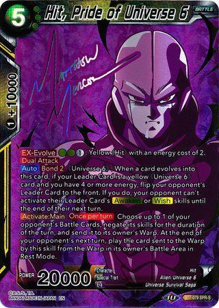 Hit, Pride of Universe 6 (SPR Signature) (BT7-079) [Assault of the Saiyans] - for just $55.15! 