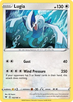 Lugia (132/185) [Sword & Shield: Vivid Voltage] - for just $0.55! 