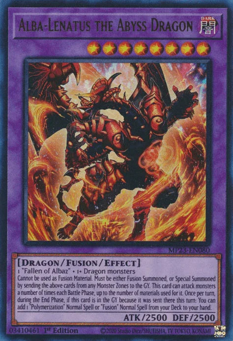 Alba-Lenatus the Abyss Dragon [MP23-EN080] Ultra Rare - for just $0.15! 