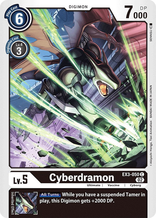 Cyberdramon [EX3-050] [Draconic Roar] - Just $0.09! Shop now at Retro Gaming of Denver