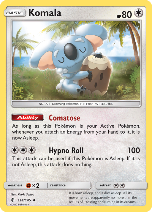 Komala (114/145) [Sun & Moon: Guardians Rising] - Just $0.05! Shop now at Retro Gaming of Denver