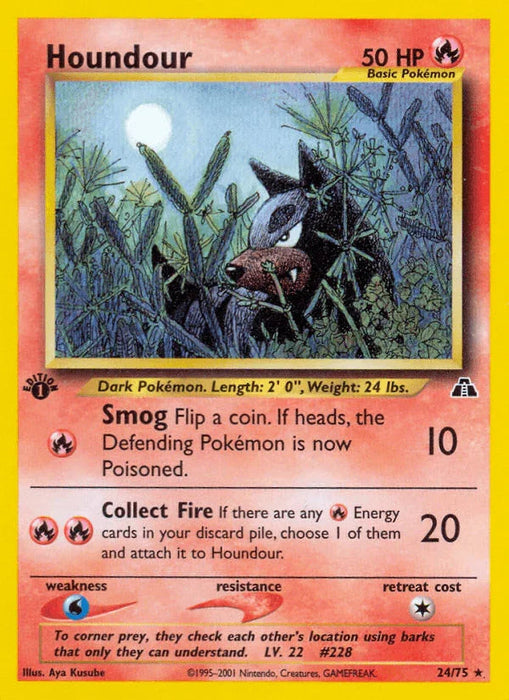 Houndour (24/75) [Neo Discovery 1st Edition] - for just $8! 