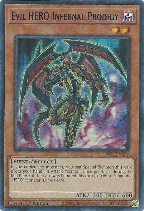 Evil HERO Infernal Prodigy (Blue) [LDS3-EN024] Ultra Rare - for just $0.15! 