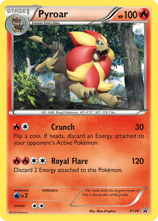 Pyroar (XY26) [XY: Black Star Promos] - for just $0.45! 