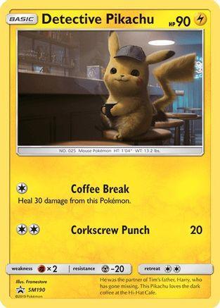 Detective Pikachu (SM190) [Sun & Moon: Black Star Promos] - for just $2.60! 