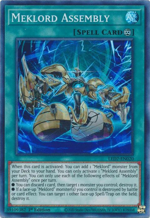 Meklord Assembly [LED7-EN020] Super Rare - for just $0.10! 