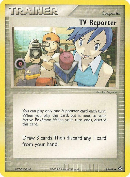 TV Reporter (88/97) [EX: Battle Stadium] - for just $0.50! 