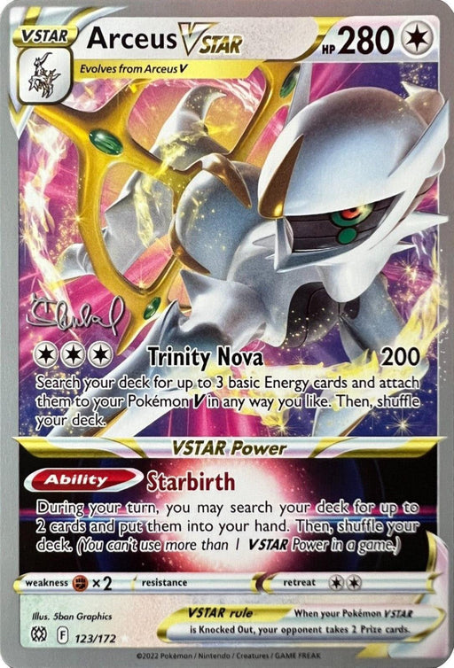 Arceus VSTAR (123/172) (ADP - Ondrej Skubal) [World Championships 2022] - for just $0.65! 