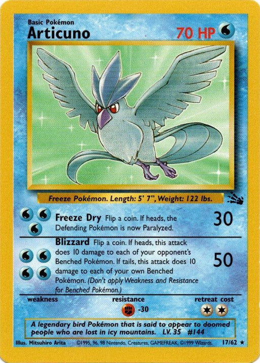 Articuno (17/62) [Fossil Unlimited] - for just $3.60! 