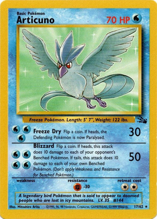 Articuno (17/62) [Fossil Unlimited] - for just $4.05! 