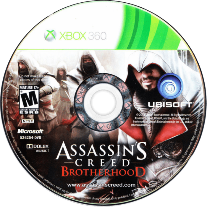 Assassin's Creed: Brotherhood – Xbox 360 (X360) - for just $5.99! 