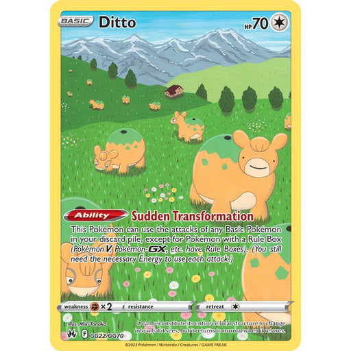 Ditto (GG22/GG70) [Sword & Shield: Crown Zenith] - Just $1.15! Shop now at Retro Gaming of Denver