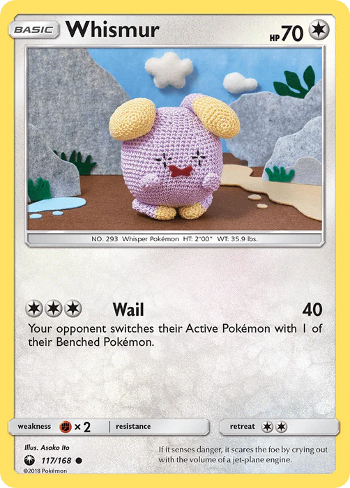 Whismur (117/168) [Sun & Moon: Celestial Storm] - for just $0.40! 