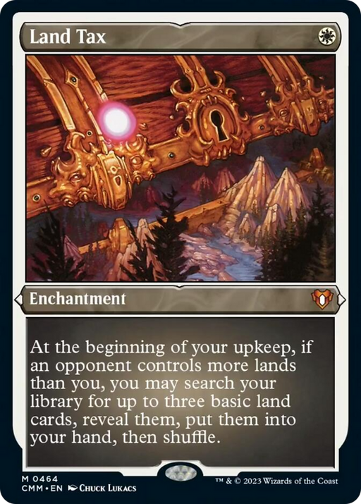 Land Tax (Foil Etched) [Commander Masters] - Just $12.55! Shop now at Retro Gaming of Denver