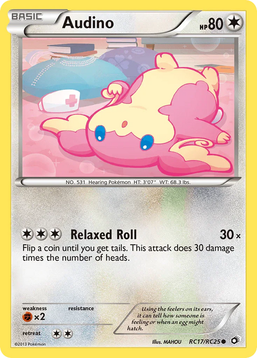 Audino (RC17/RC25) [Black & White: Legendary Treasures] - for just $1.95! 