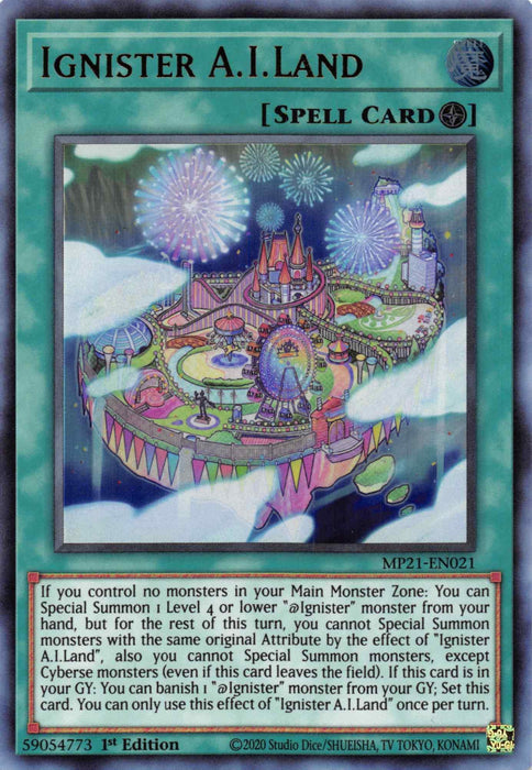 Ignister A.I.Land [MP21-EN021] Ultra Rare - for just $0.10! 