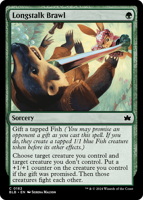 Longstalk Brawl (BLB-182) - Bloomburrow - for just $0.03! 