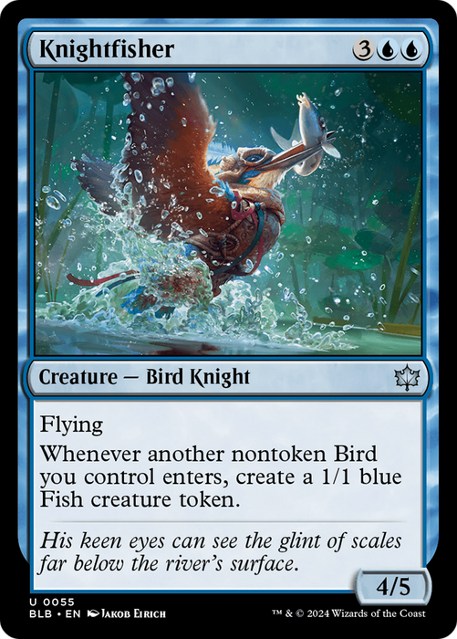 Knightfisher (BLB-055) - Bloomburrow - for just $0.03! 