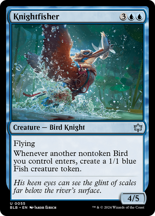 Knightfisher (BLB-055) - Bloomburrow - for just $0.03! 